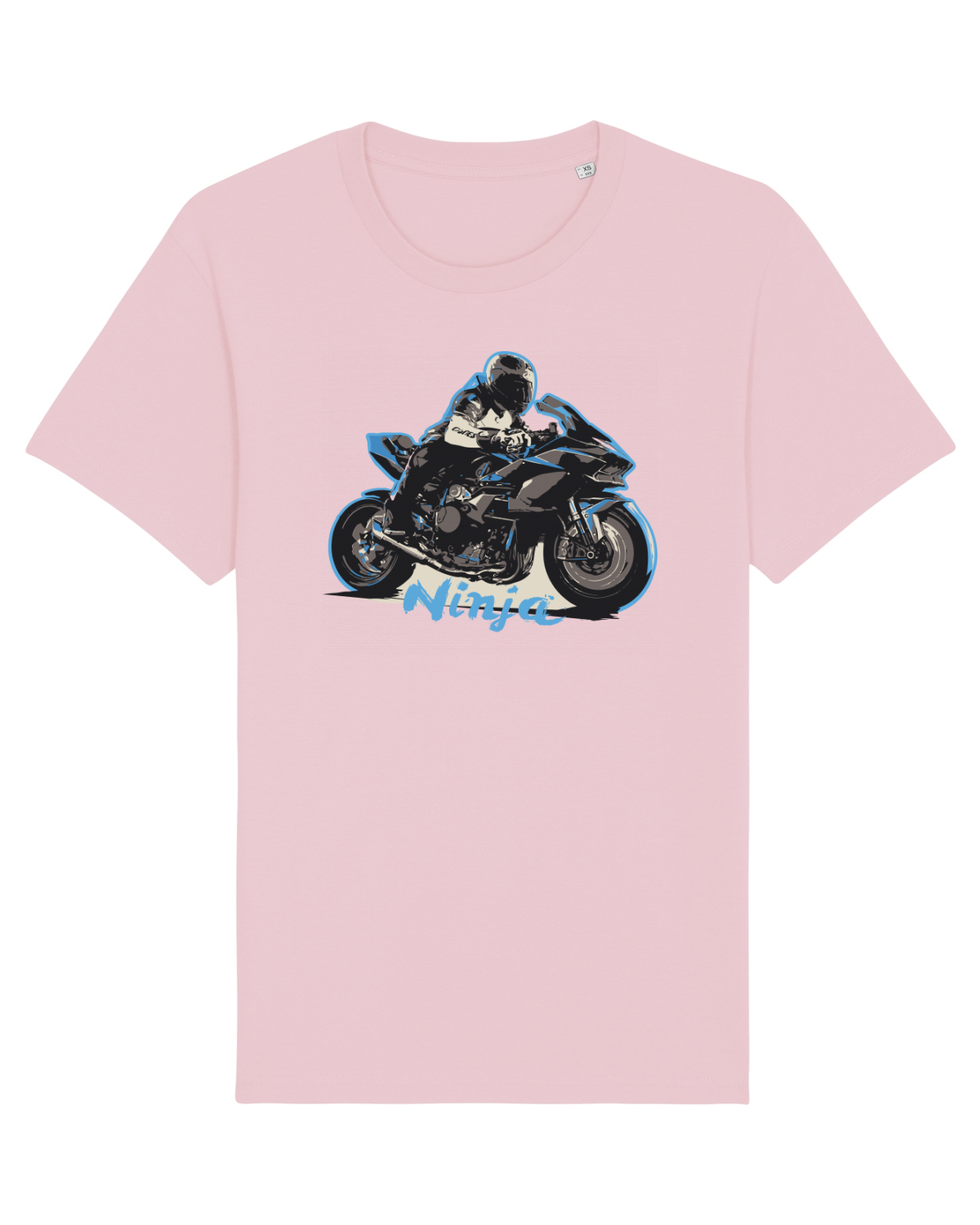 Tricou mânecă scurtă Unisex Rocker Cotton Pink