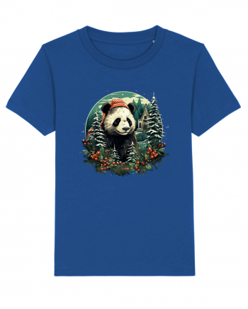 Christmas Panda Majorelle Blue