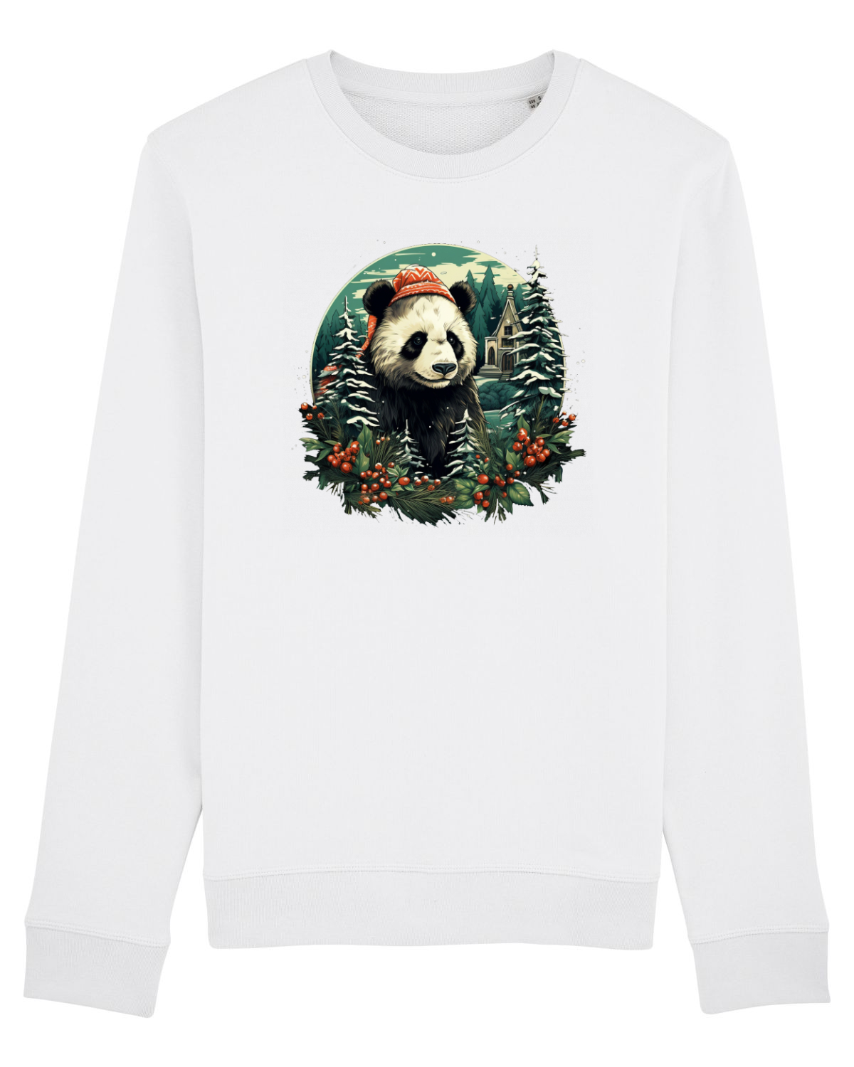 Bluză mânecă lungă Unisex Rise White