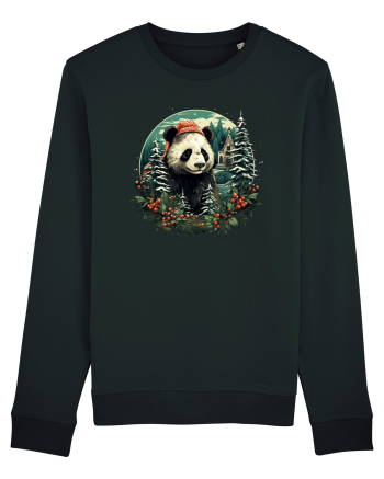 Christmas Panda Black