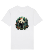 Christmas Panda Tricou mânecă scurtă Unisex Rocker