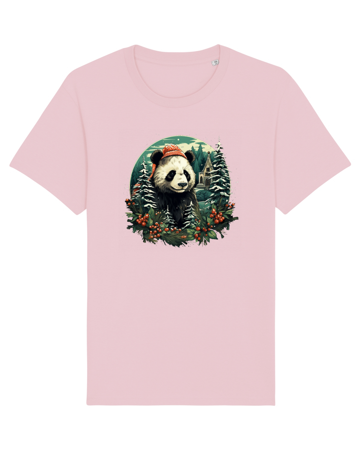 Tricou mânecă scurtă Unisex Rocker Cotton Pink