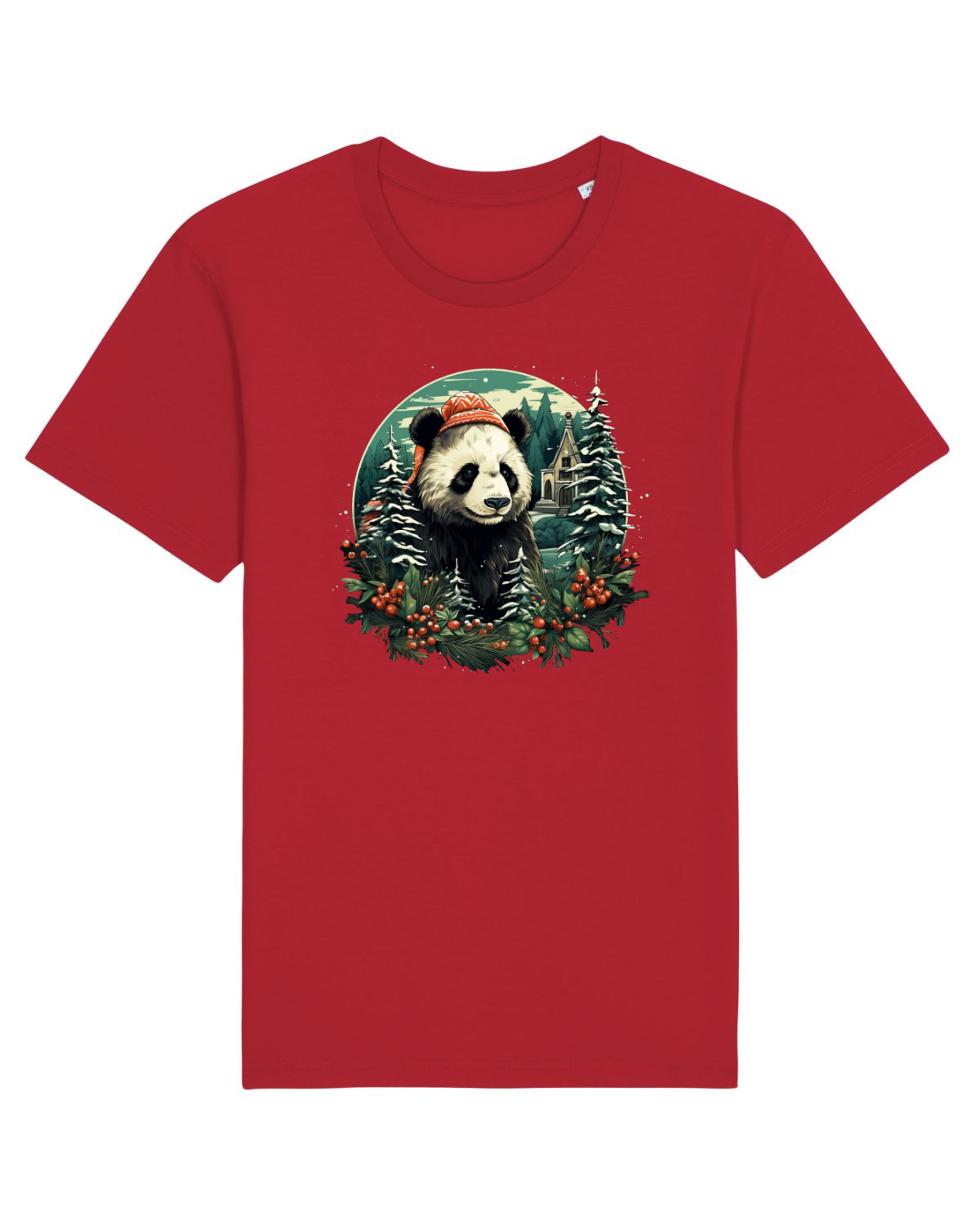 Tricou mânecă scurtă Unisex Rocker Red