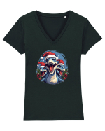 Christmas party Tricou mânecă scurtă guler V Damă Evoker