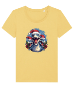 Christmas party Tricou mânecă scurtă guler larg fitted Damă Expresser