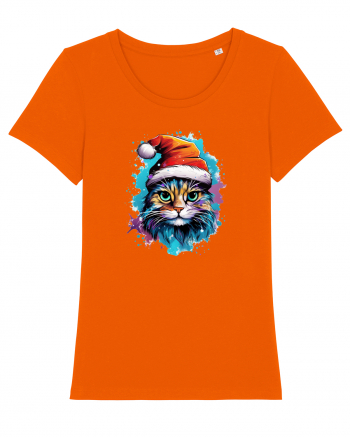 Christmas cat Bright Orange