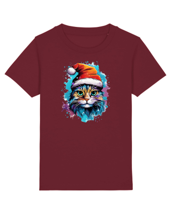 Christmas cat Burgundy