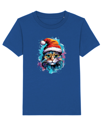 Christmas cat Majorelle Blue