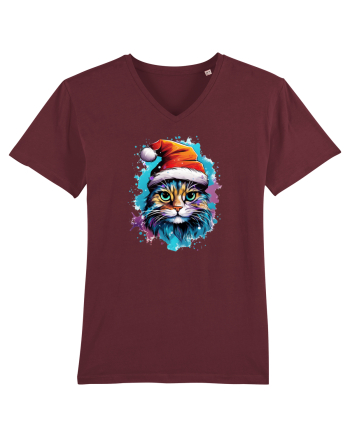 Christmas cat Burgundy