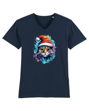 Christmas cat French Navy