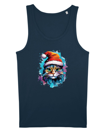 Christmas cat Navy