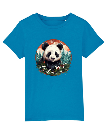 Christmas Panda Azur