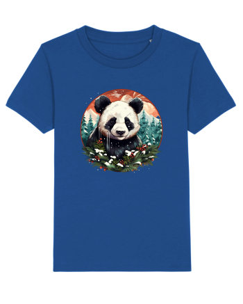 Christmas Panda Majorelle Blue