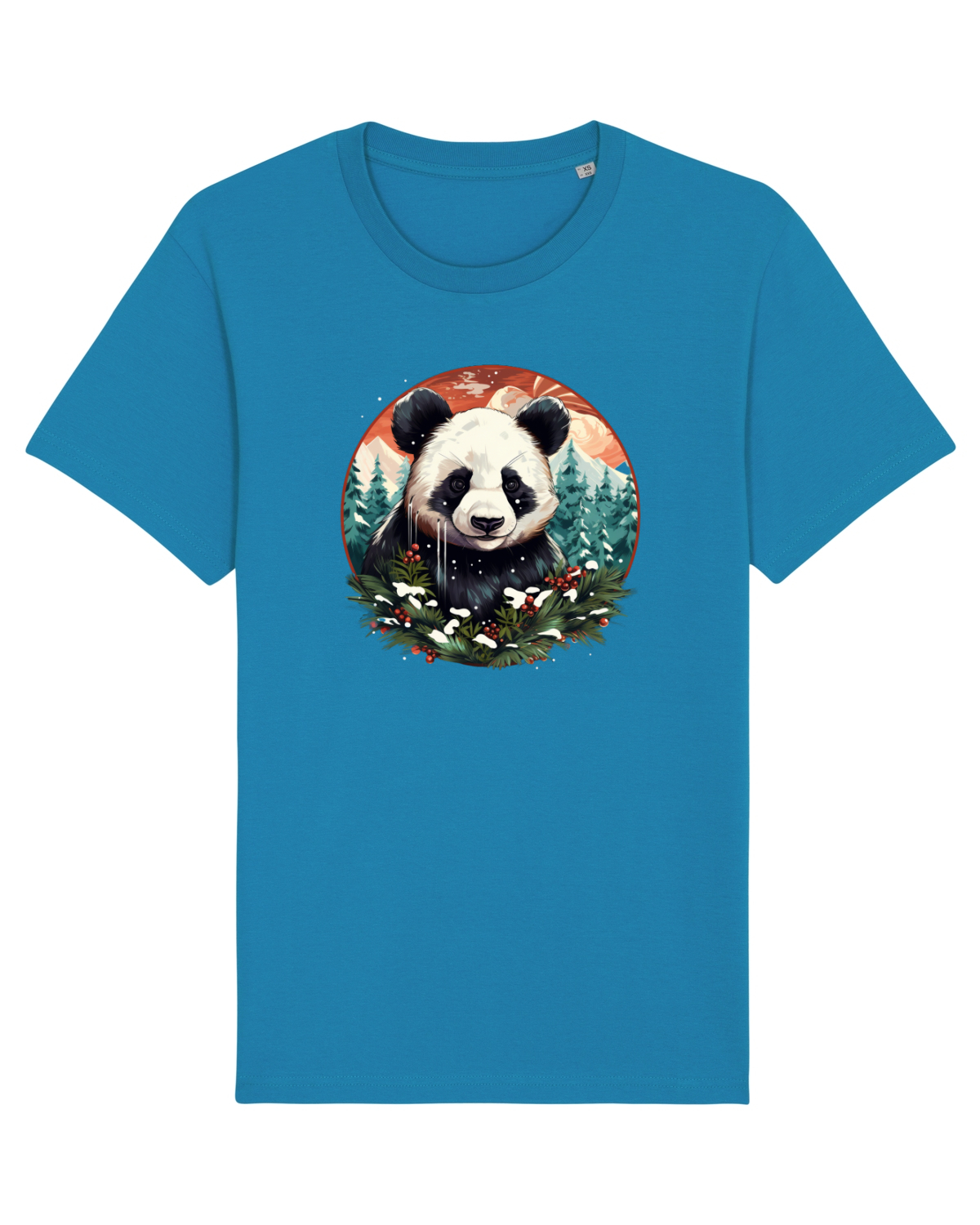 Tricou mânecă scurtă Unisex Rocker Azur