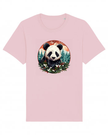 Christmas Panda Cotton Pink