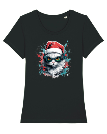 Christmas cat Black