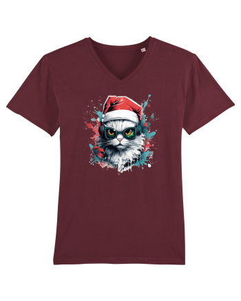 Christmas cat Burgundy