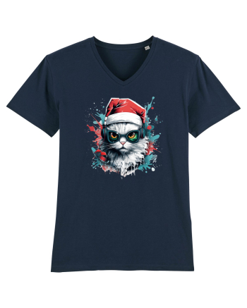 Christmas cat French Navy