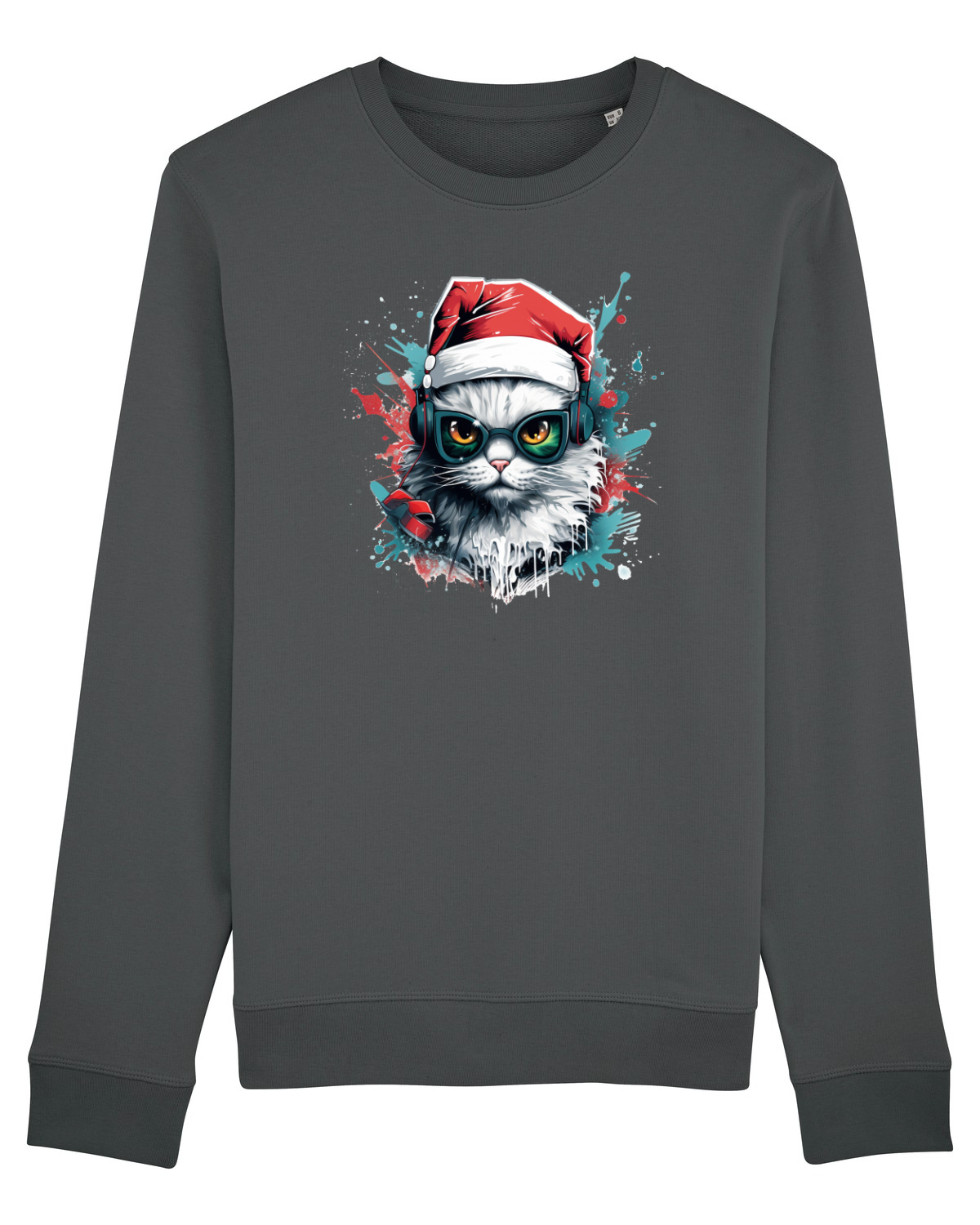 Bluză mânecă lungă Unisex Rise Anthracite