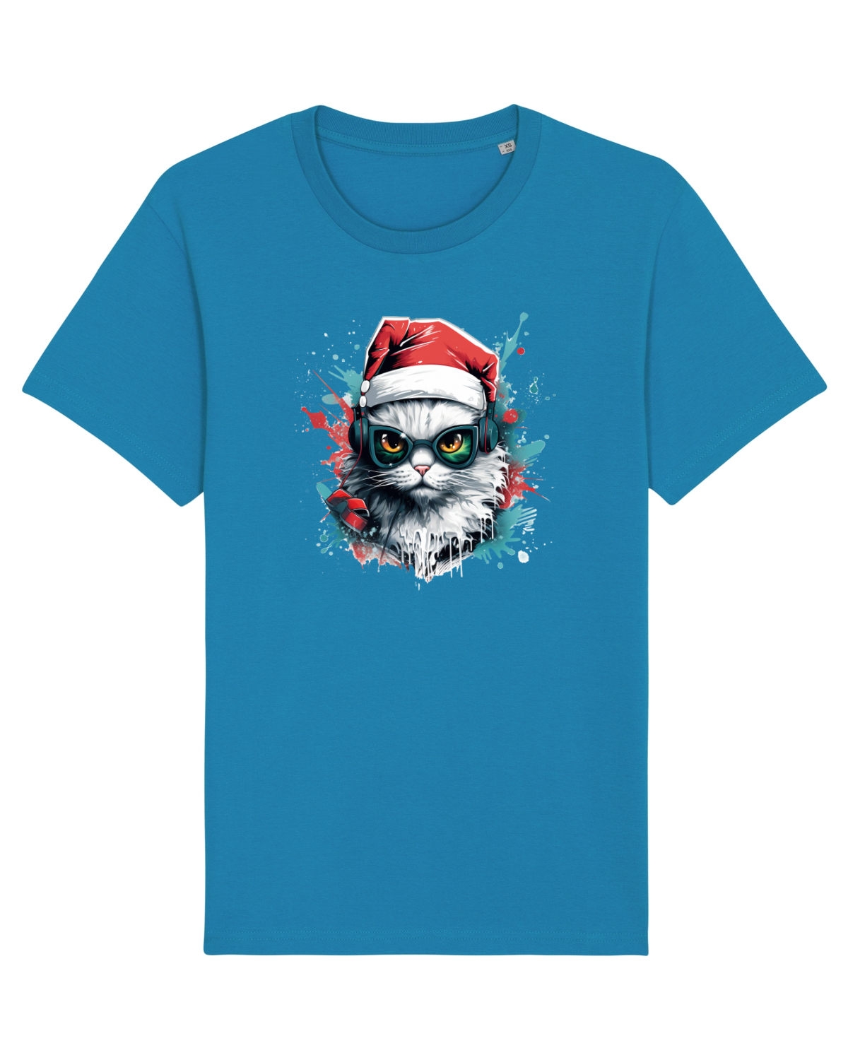 Tricou mânecă scurtă Unisex Rocker Azur
