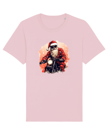 Rocker Santa  Cotton Pink