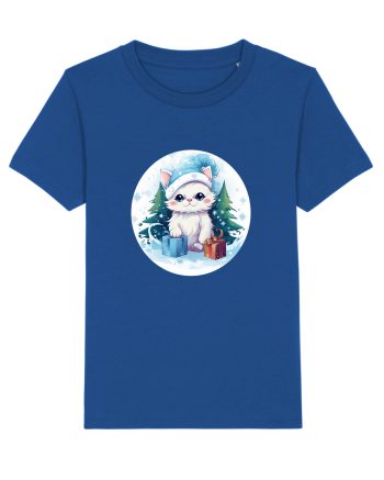 Christmas cat Majorelle Blue