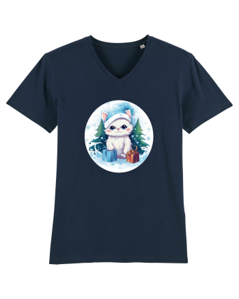 Christmas cat French Navy
