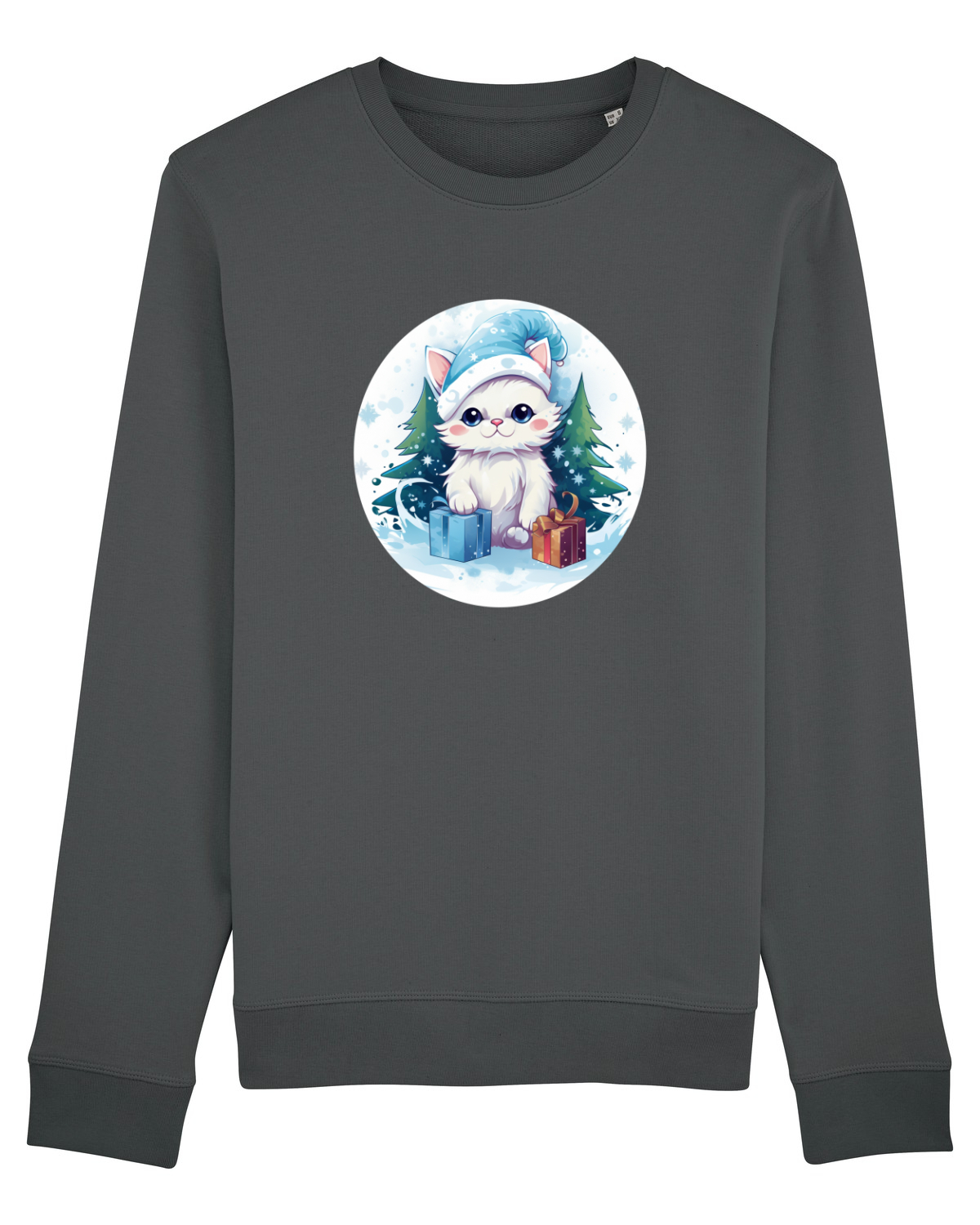 Bluză mânecă lungă Unisex Rise Anthracite