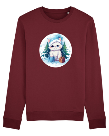 Christmas cat Burgundy