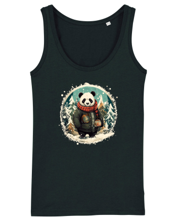 Christmas Panda Black