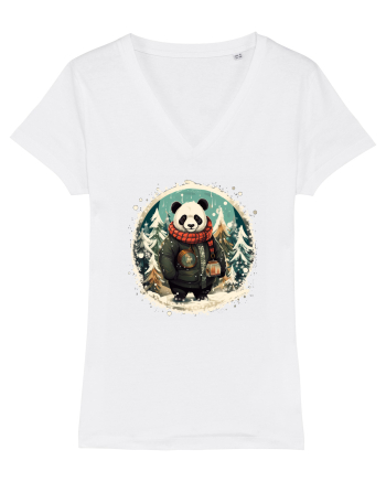 Christmas Panda White