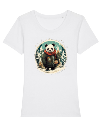 Christmas Panda White