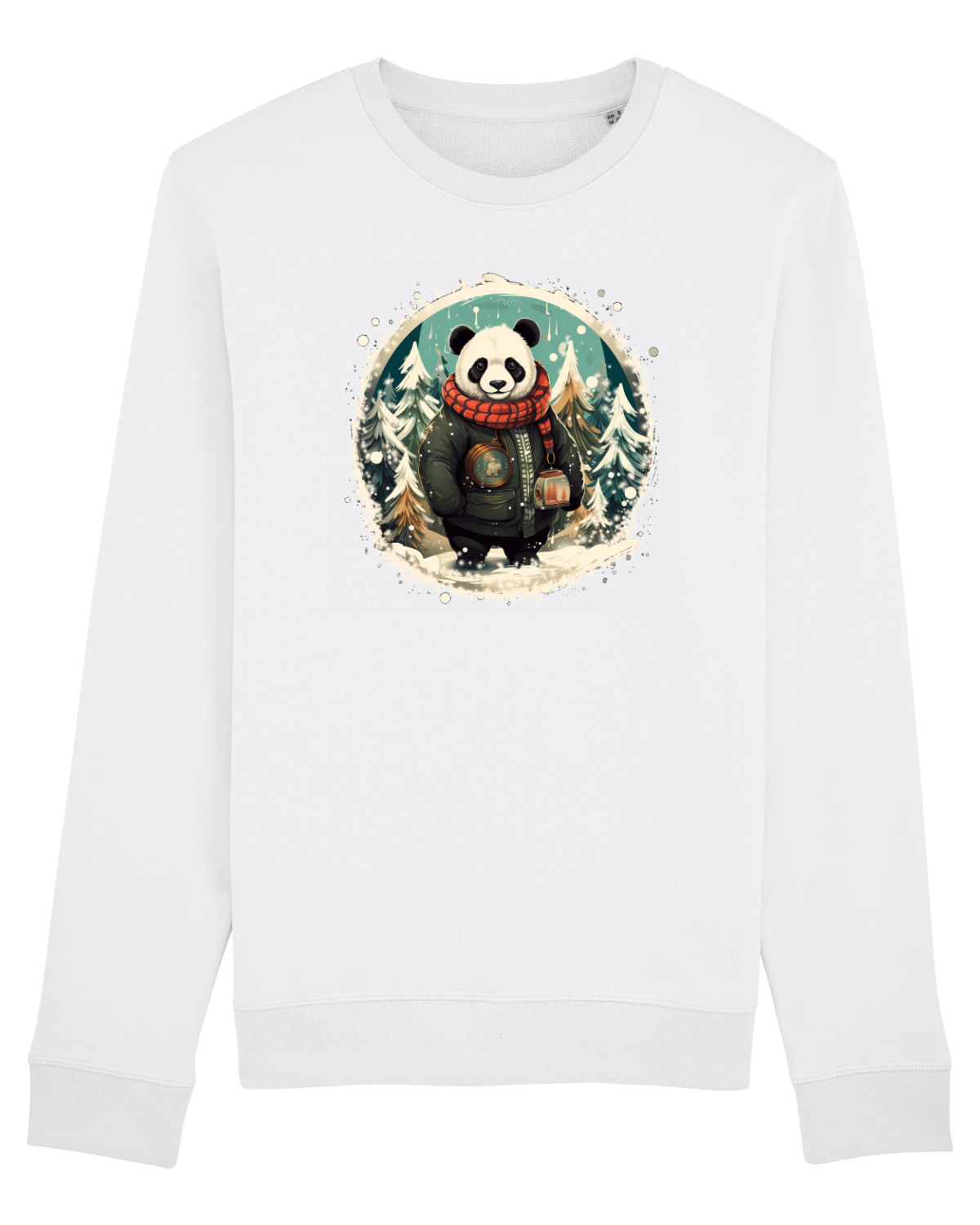 Bluză mânecă lungă Unisex Rise White