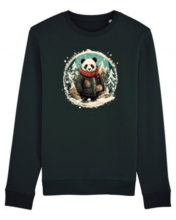 Christmas Panda Black