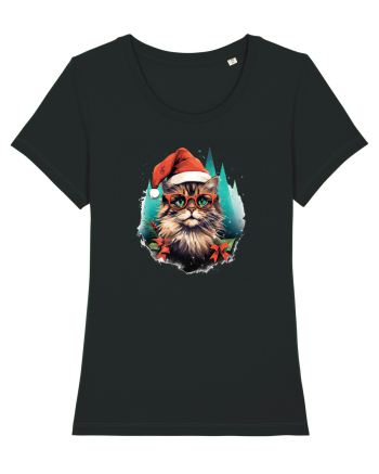 Christmas cat Black