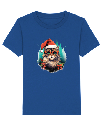 Christmas cat Majorelle Blue