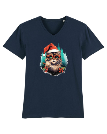 Christmas cat French Navy