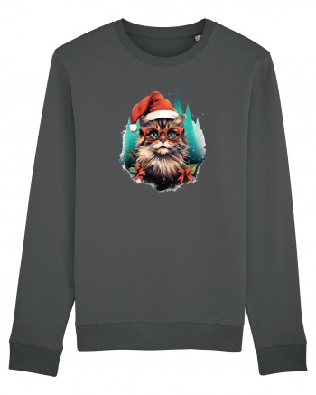 Christmas cat Anthracite