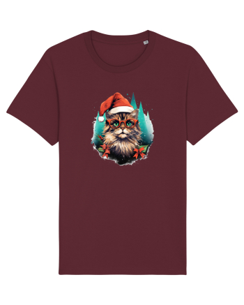 Christmas cat Burgundy