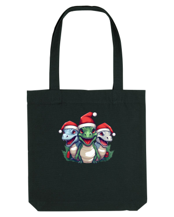 Christmas dinosaur party Black