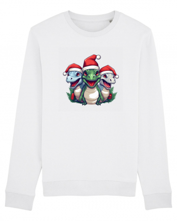 Christmas dinosaur party White