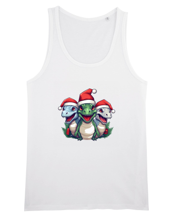 Christmas dinosaur party White