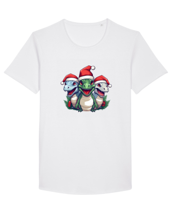 Christmas dinosaur party White