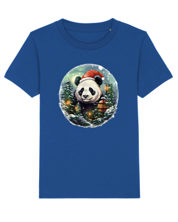 Christmas Panda Majorelle Blue