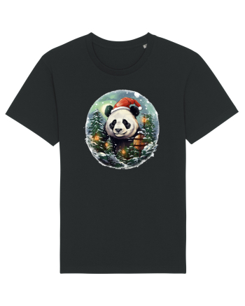 Christmas Panda Black