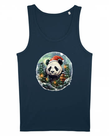 Christmas Panda Navy