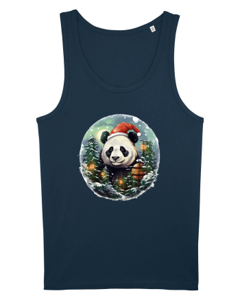 Christmas Panda Navy
