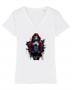 Urban  Girl Tricou mânecă scurtă guler V Damă Evoker