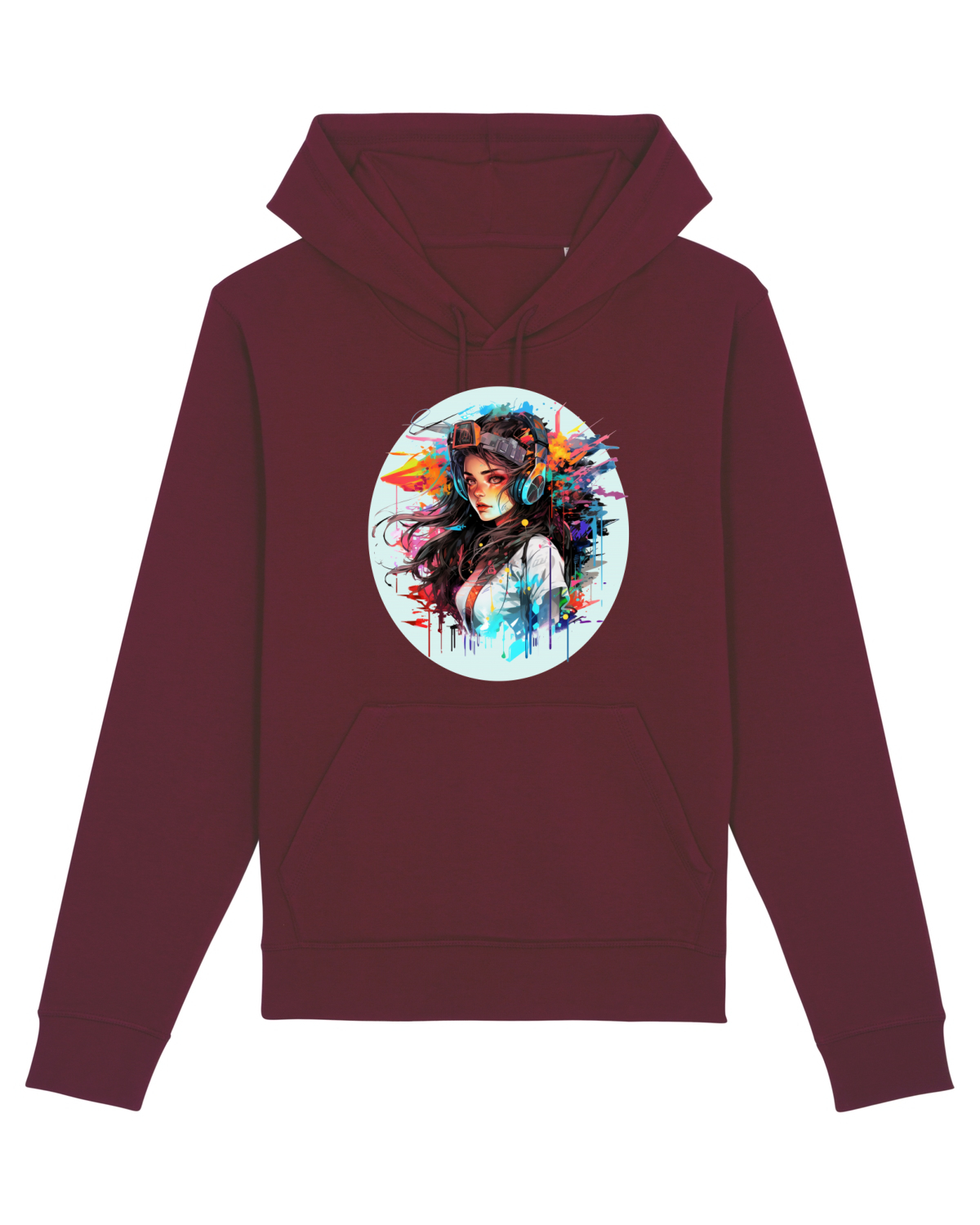 Hanorac Unisex Drummer Burgundy