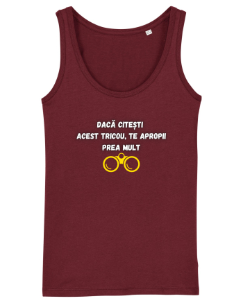 TE APROPII PREA MULT Burgundy